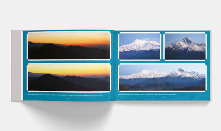 Sunrise and mountain views