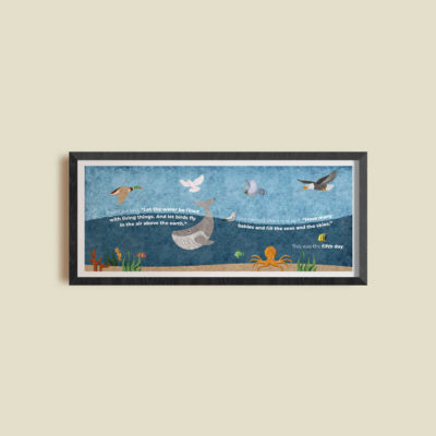 Creation: "Fish & Birds" Wall Art