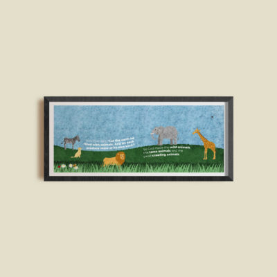 Creation: "Animals" Wall Art