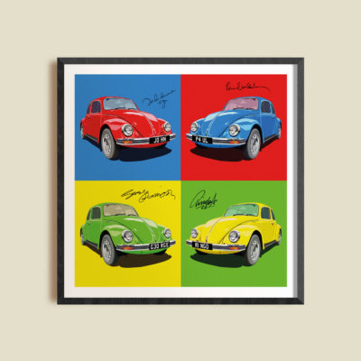 "The VW Beatles" Wall Art