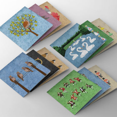 "Twelve Days of Christmas" Cards